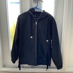 NWOT Zara Black Faux Leather XS